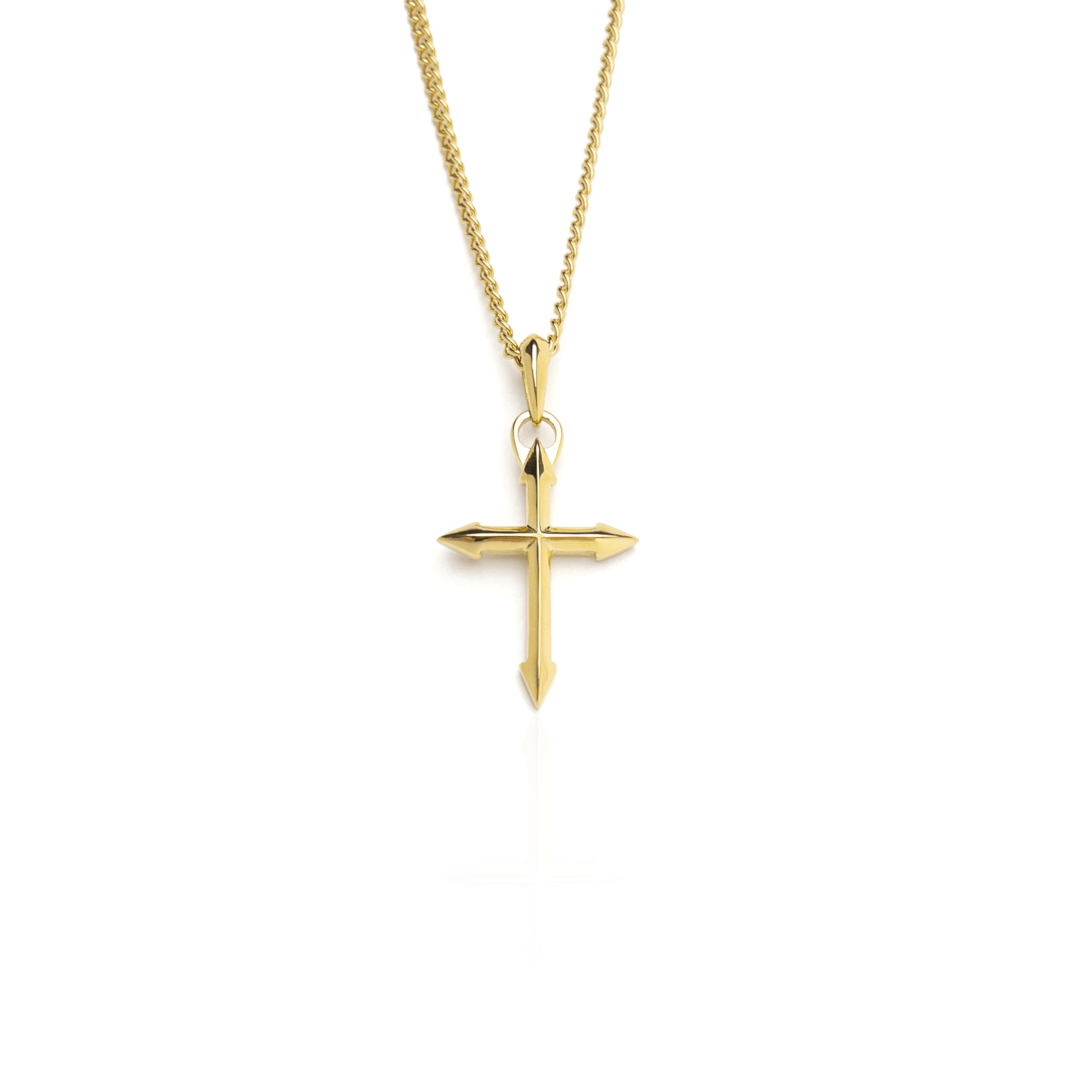 Cross Necklace – Gold