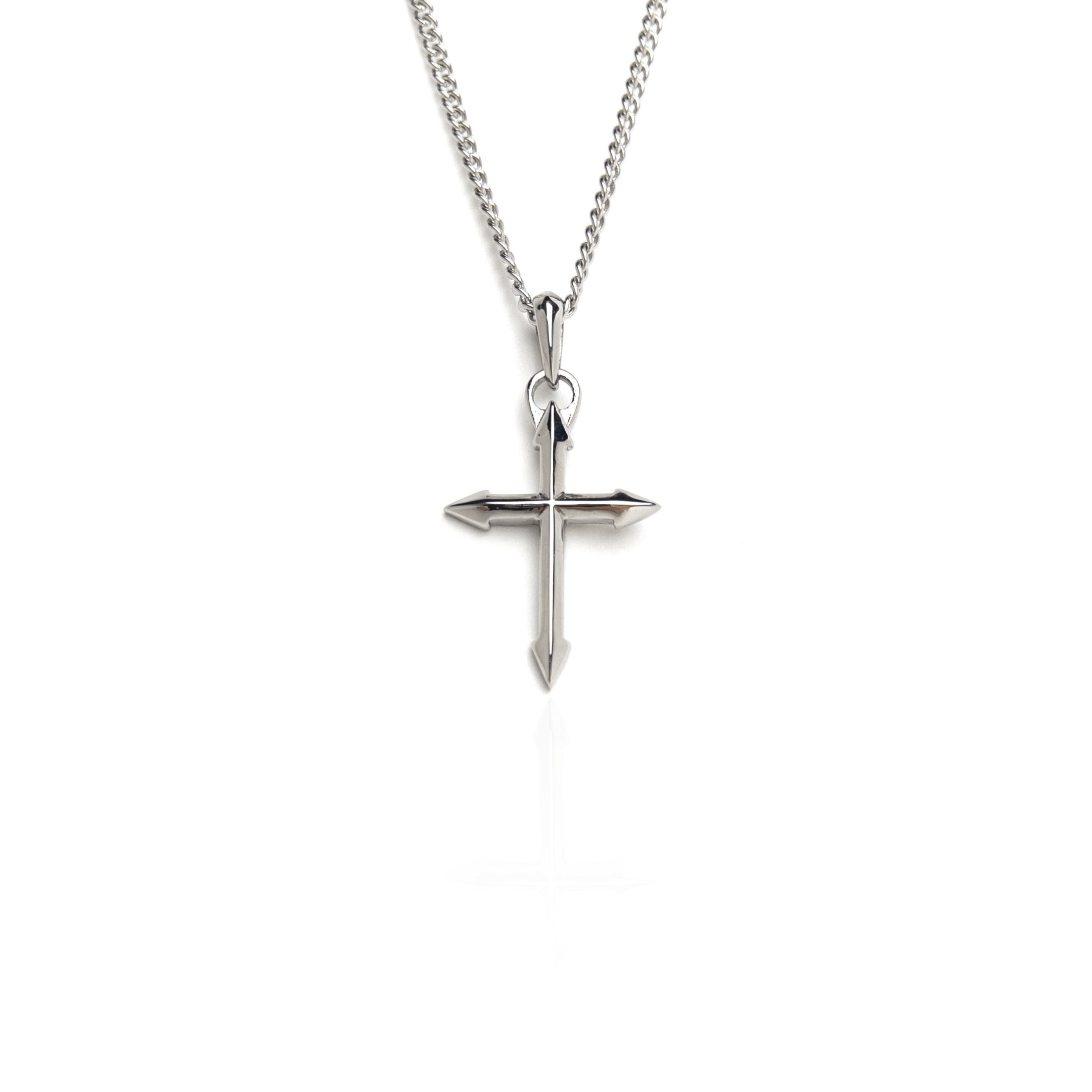 Cross Necklace – Silver