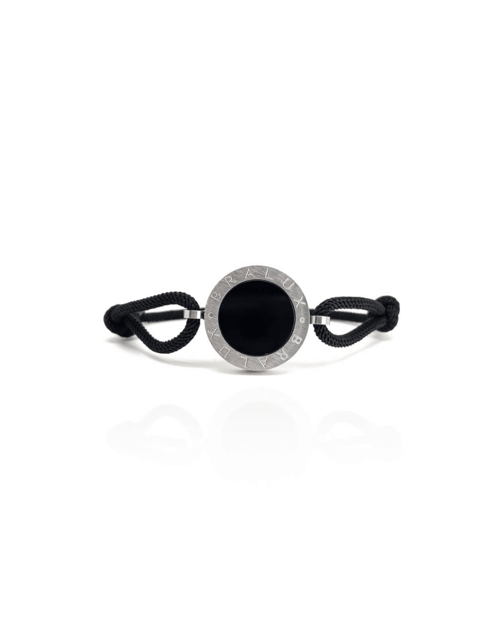 Circle Onyx Bracelet – Silver