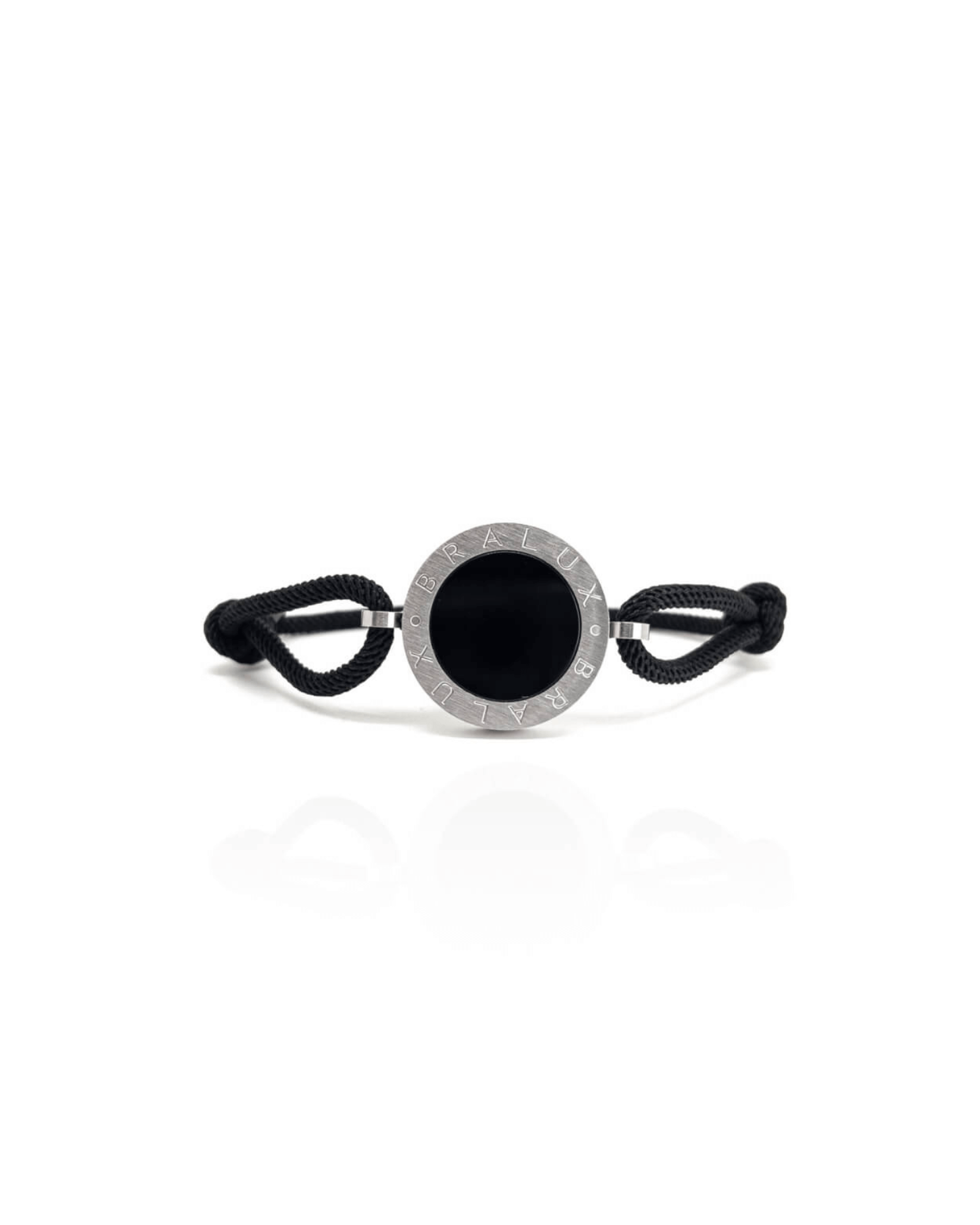 Circle Onyx Bracelet – Silver
