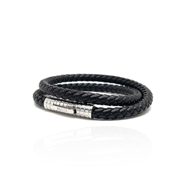 Duo Black Vintage Bracelet – Silver Main image