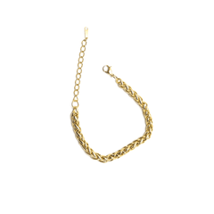 Gold Plated Franco Chain Bracelet