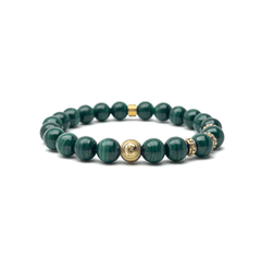 Malachite Gold Plated Signature