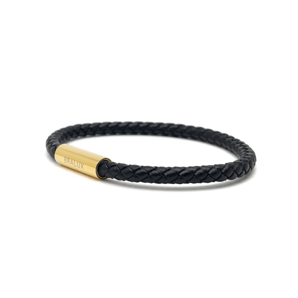 Black Leather – Gold