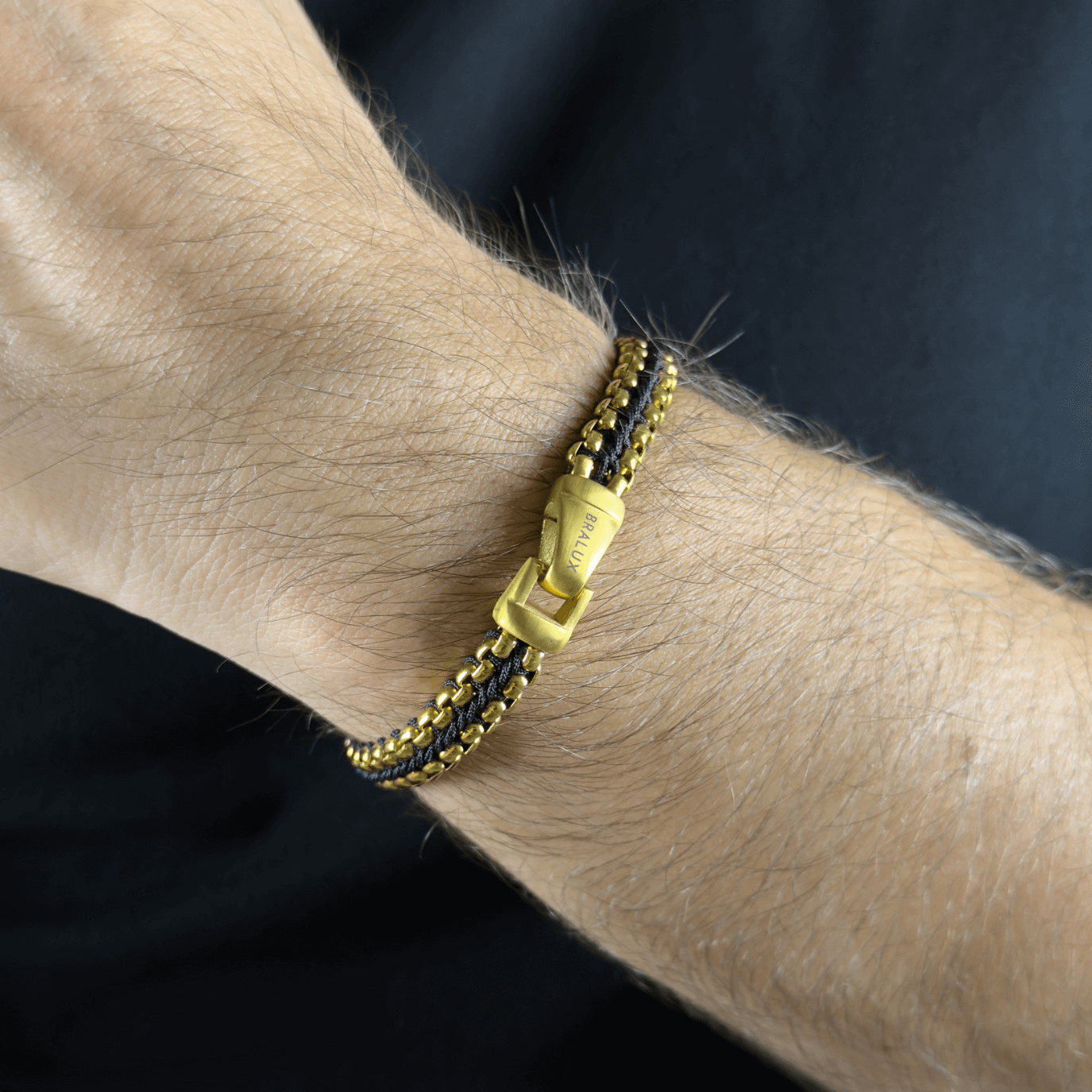 Woven Box Chain - Gold Secondary image