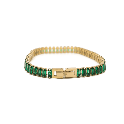 The Green Zircon Tennis Bracelet