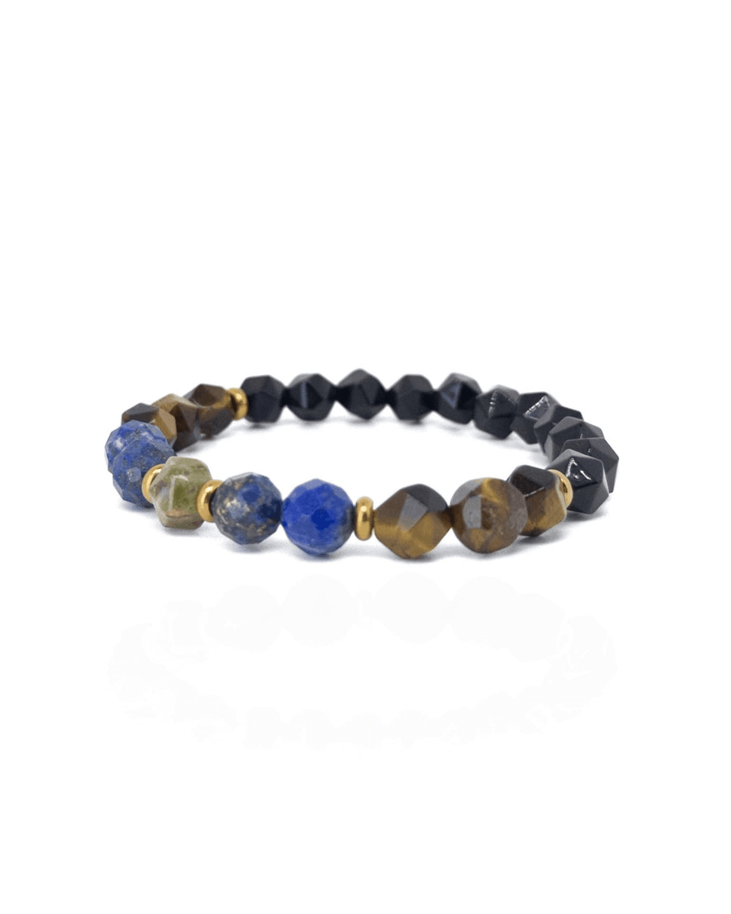 Faceted Stones Bracelet – Gold