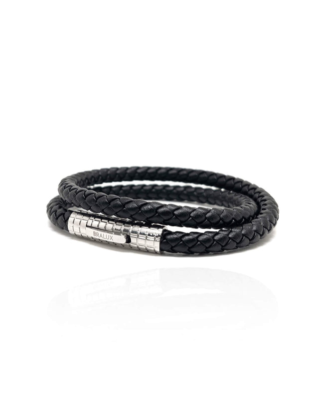 Duo Black Vintage Bracelet – Silver Main image