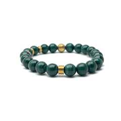 Malachite Gold Plated Signature