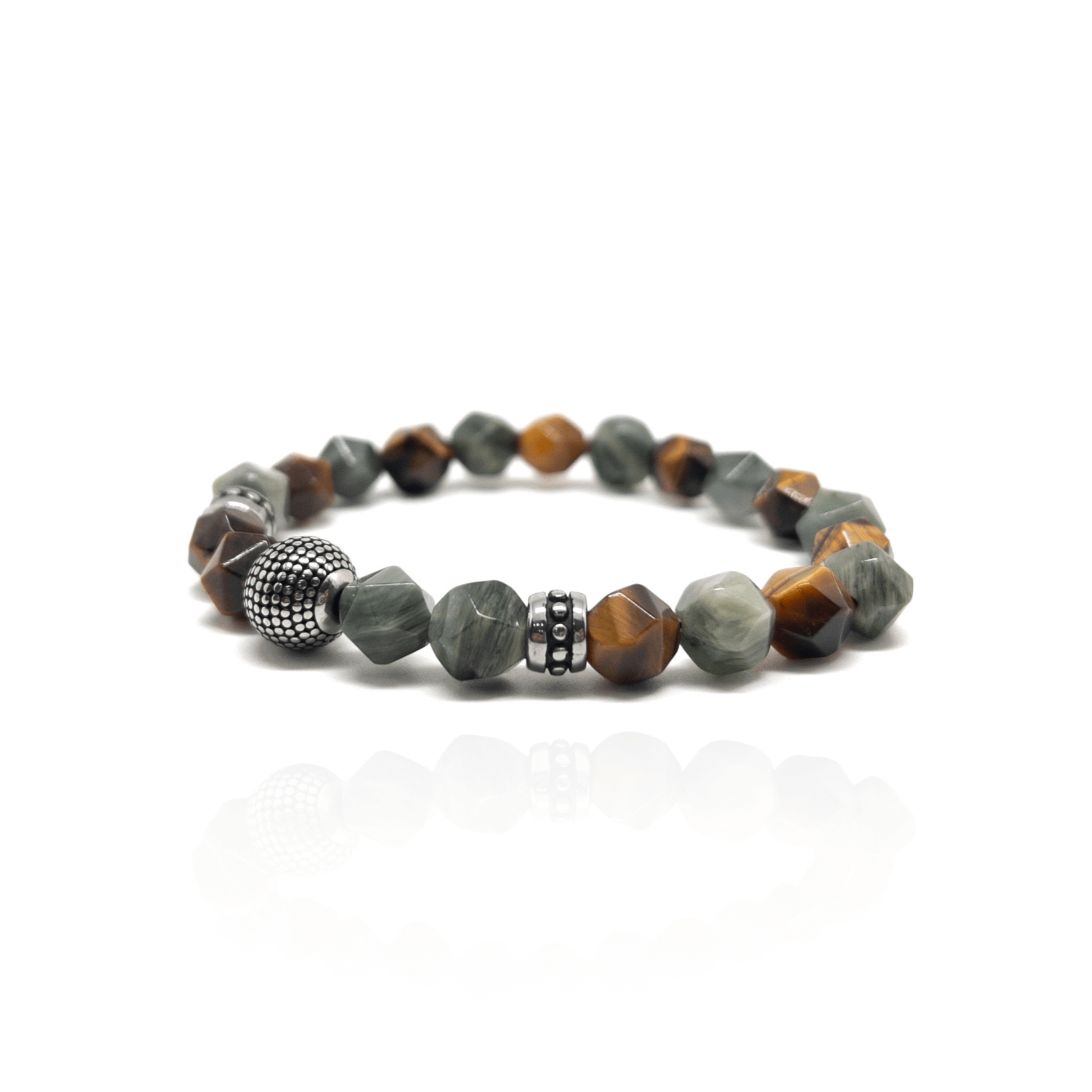 Tiger Eye Jasper Bracelet – Gold