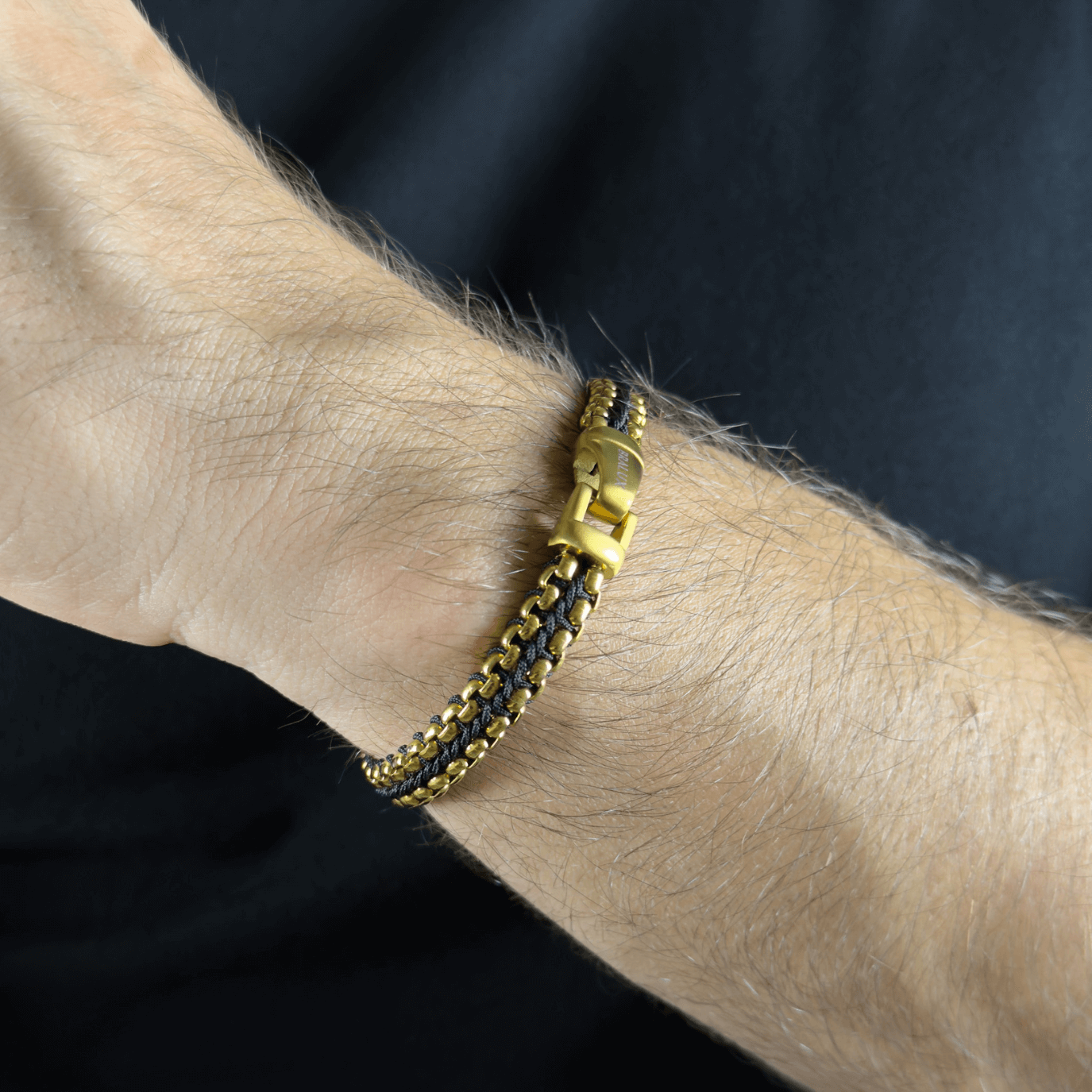 Woven Box Chain - Gold