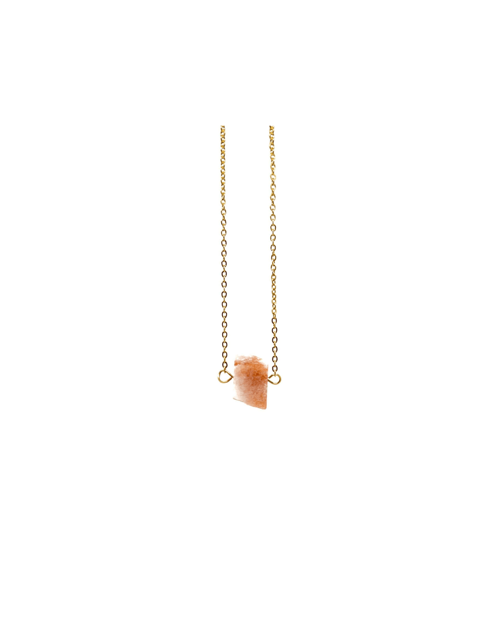 Sunstone Necklace – Gold
