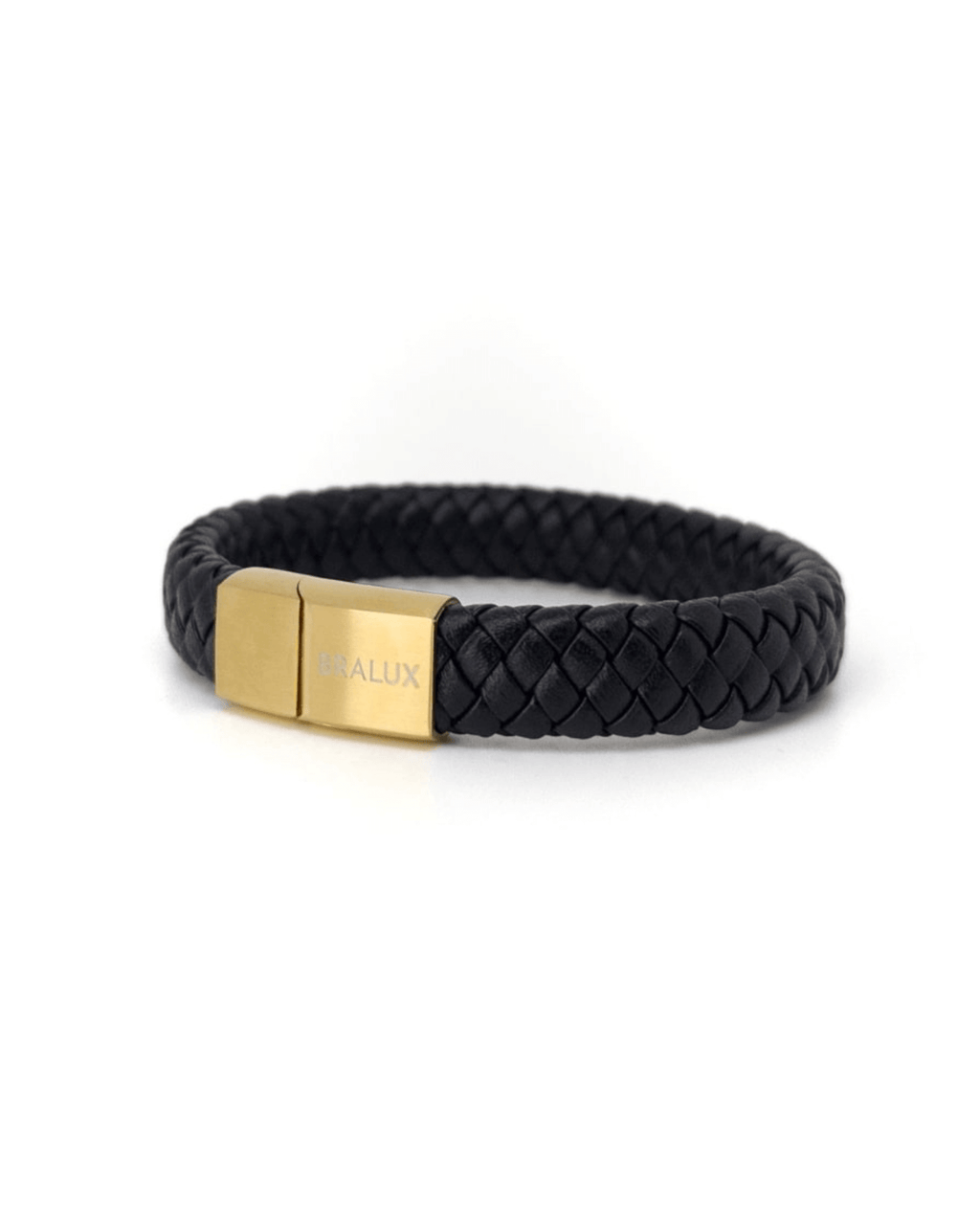 Black Bold Leather - Gold