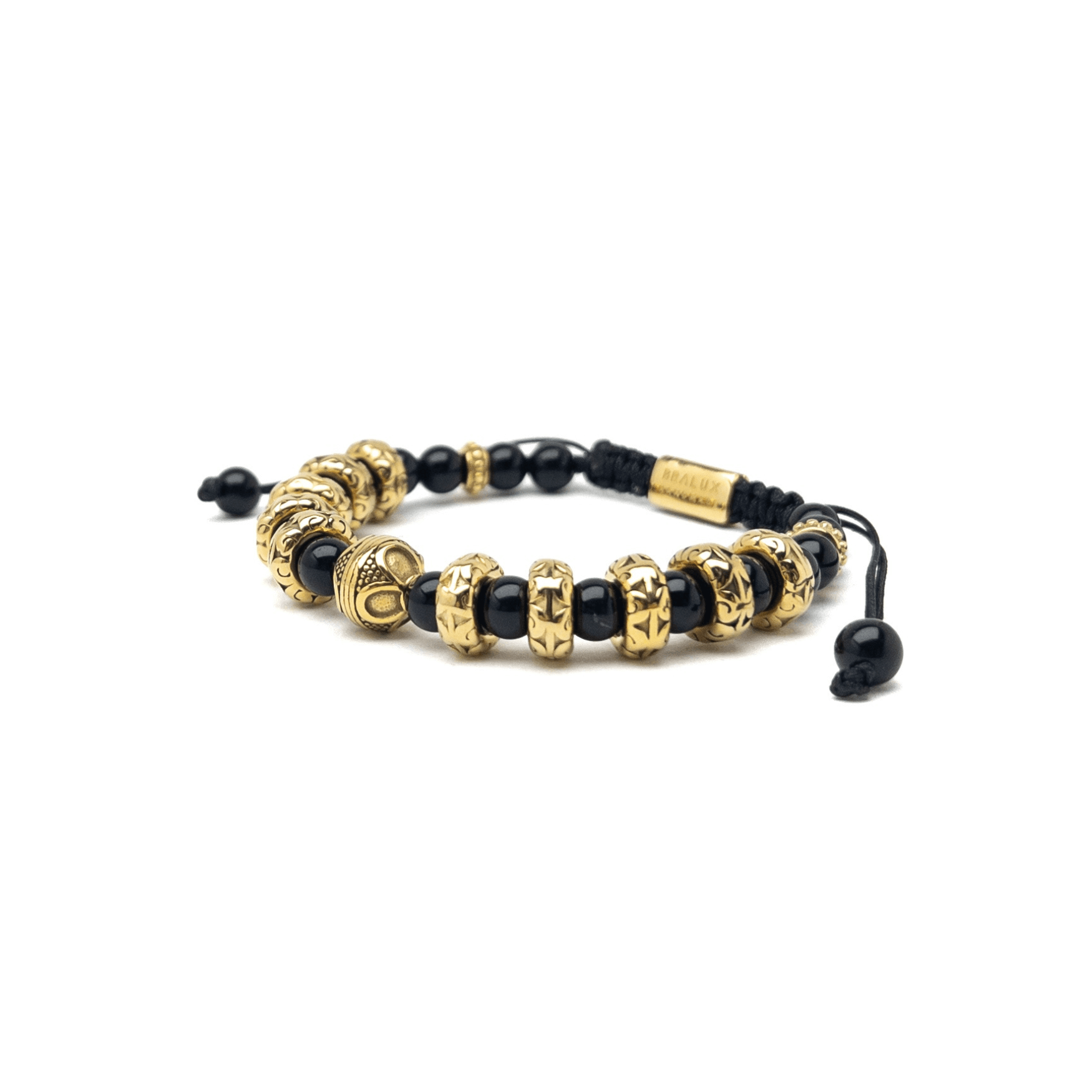 Cylinder Thread Bracelet – Gold