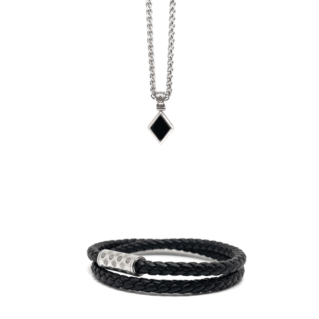 Monogram Diamond Set – Silver