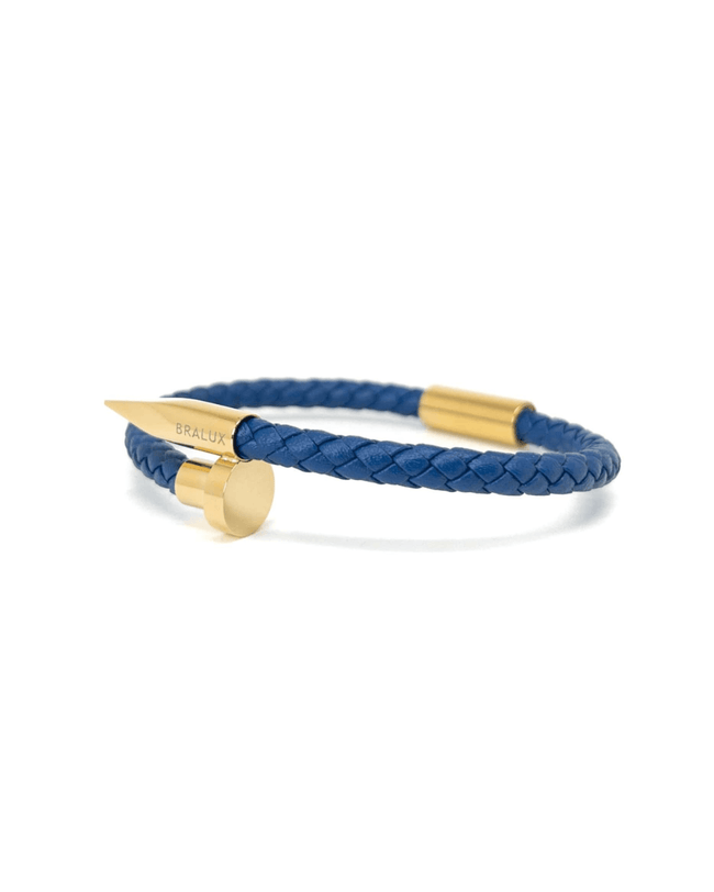 Ongles bleu foncé – Or Image principale du produit