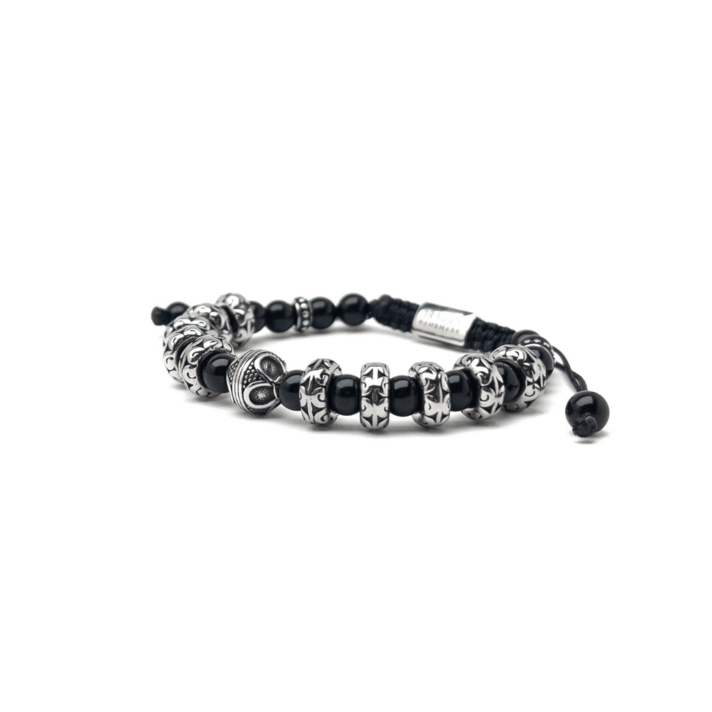 Cylinder Thread Bracelet – Silver
