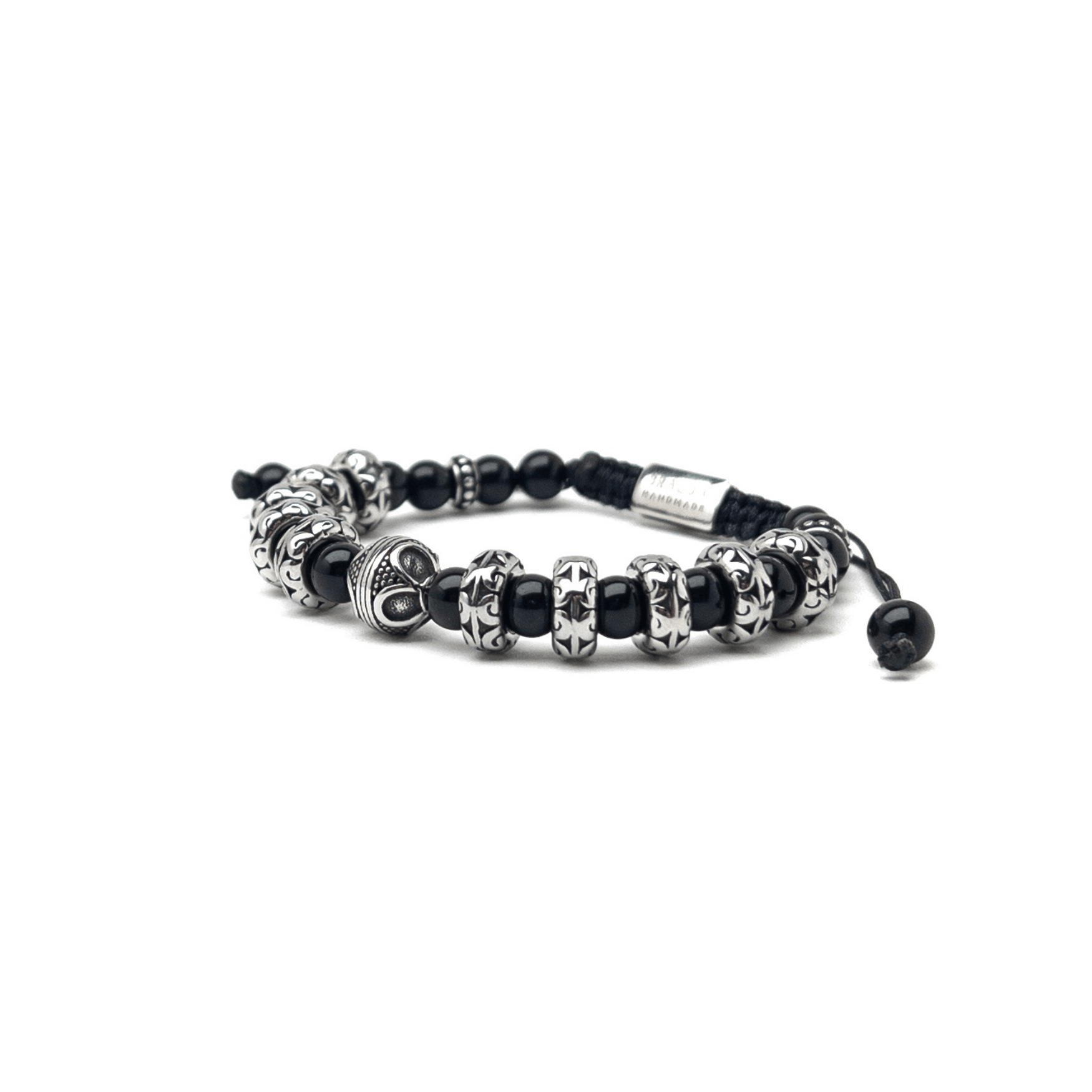 Cylinder Thread Bracelet – Silver
