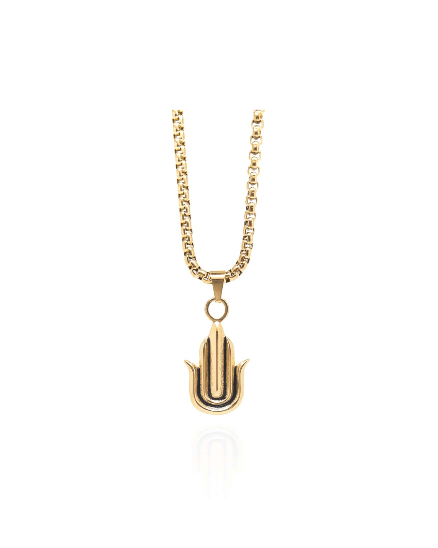 Hamsa Hand Necklace – Gold