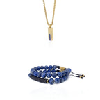 Tiger eye and Lapis set