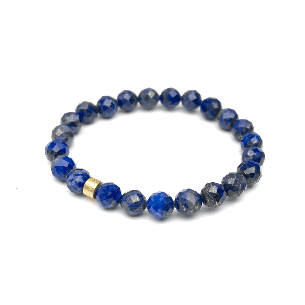 Faceted Lapis Signature – Gold