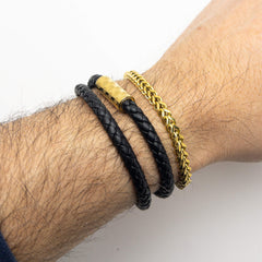 Gold Plated Franco Chain Bracelet