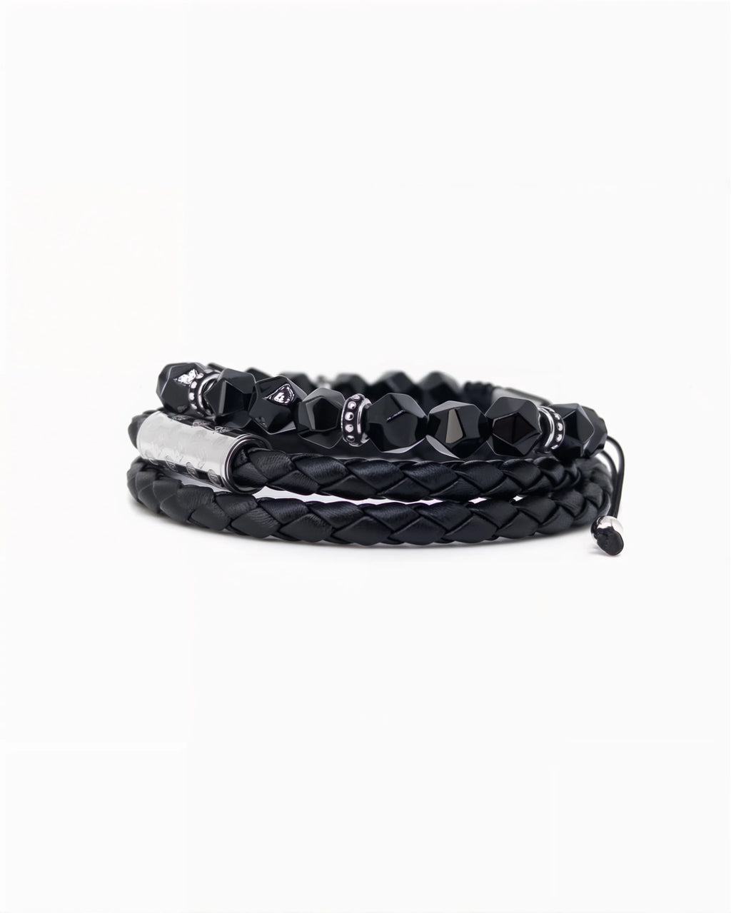 Agate Monogram Stack