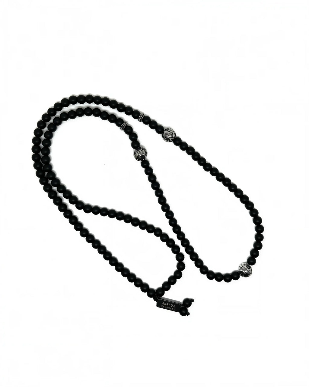 Black Cylinder Necklace