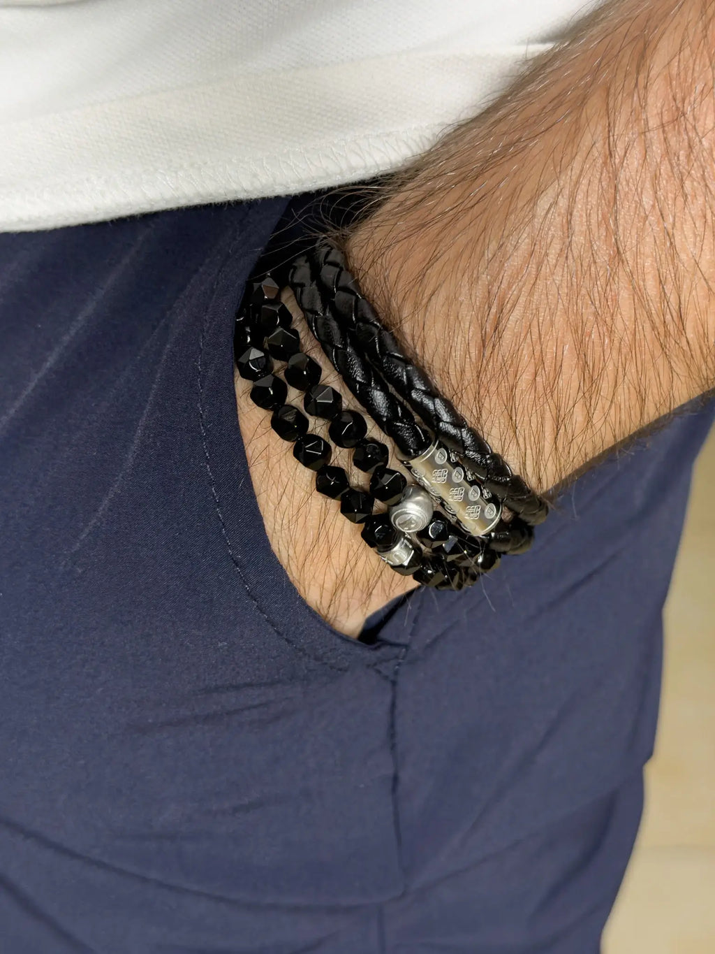 Black Monogram Stack
