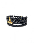 Black Monogram Stack