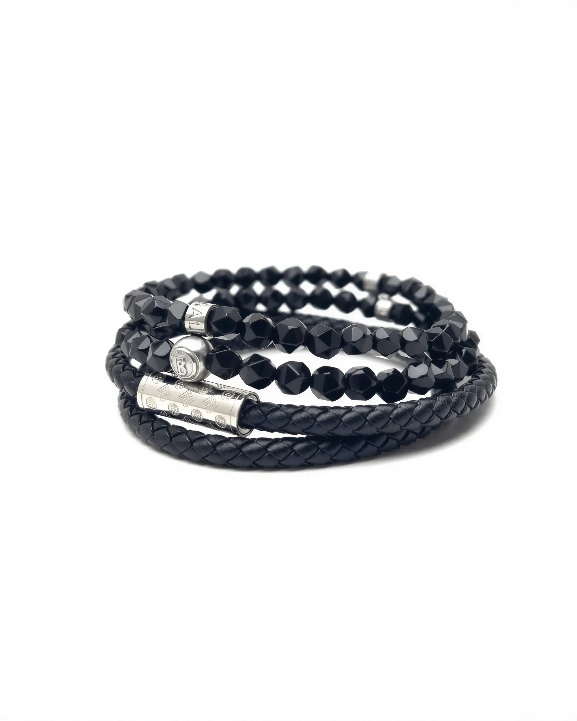 Black Monogram Stack