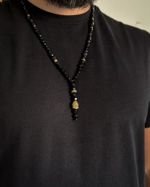 Agate Buddha Necklace