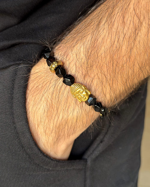 Agate Buddha Bracelet
