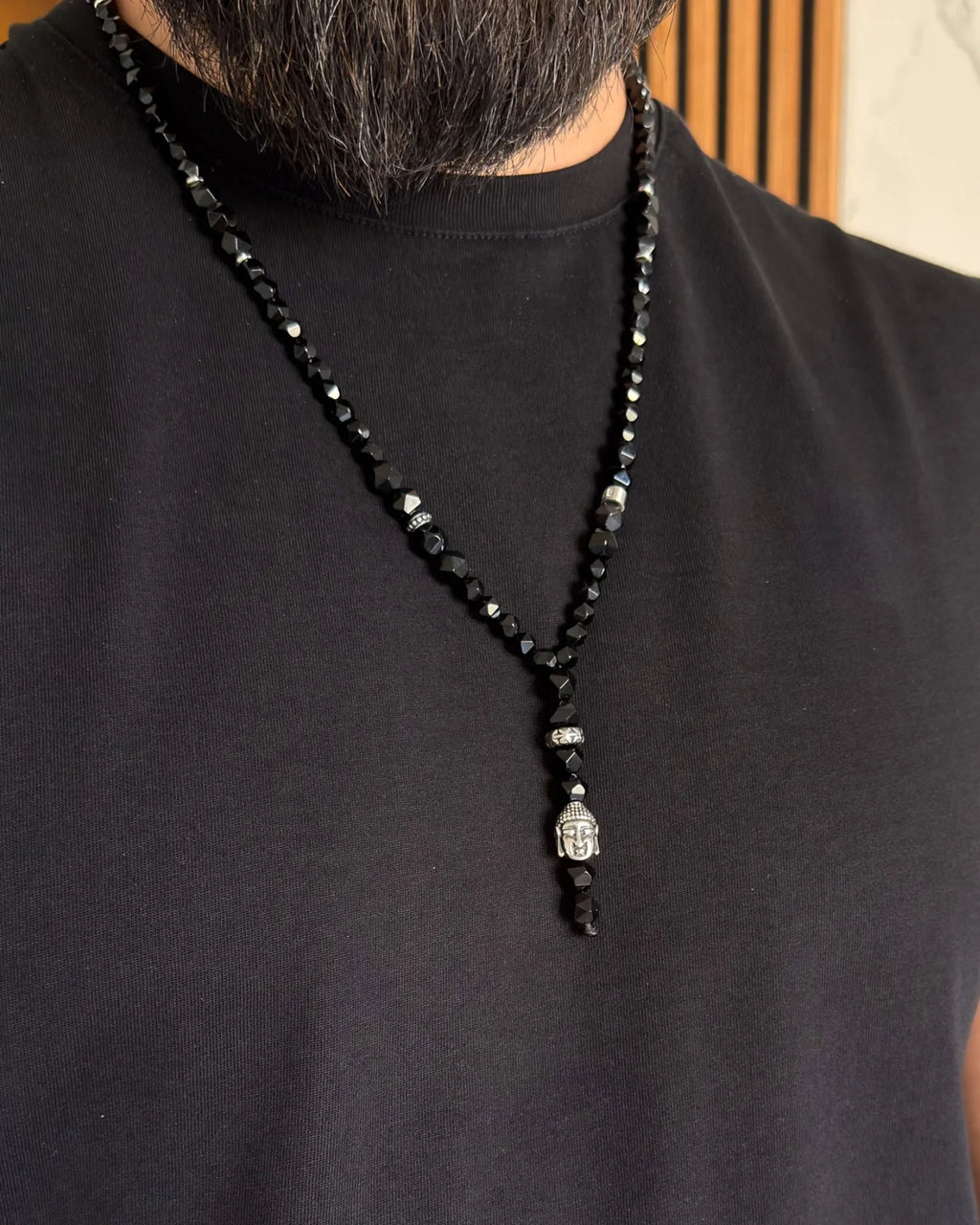 Agate Buddha Necklace