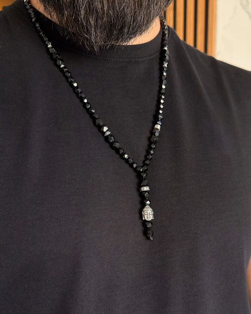Agate Buddha Necklace
