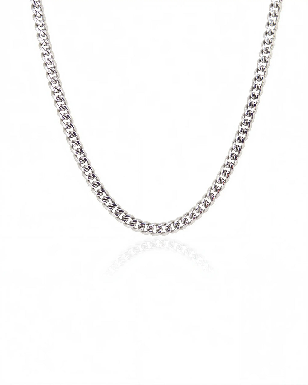 Collier chaîne cubaine – Argent