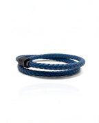 Dark Blue Duo Leather