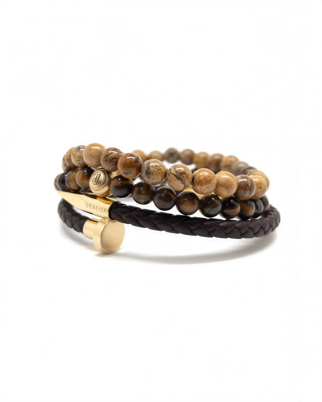 Dark Brown Nail Stack