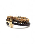 Dark Brown Nail Stack