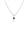 Diamond Shape Onyx Necklace