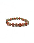 Faceted Red Jasper Bracelet