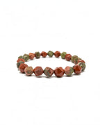 Faceted Red Jasper Bracelet