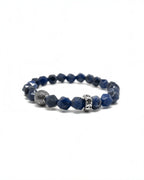 Faceted Sodalite Bracelet