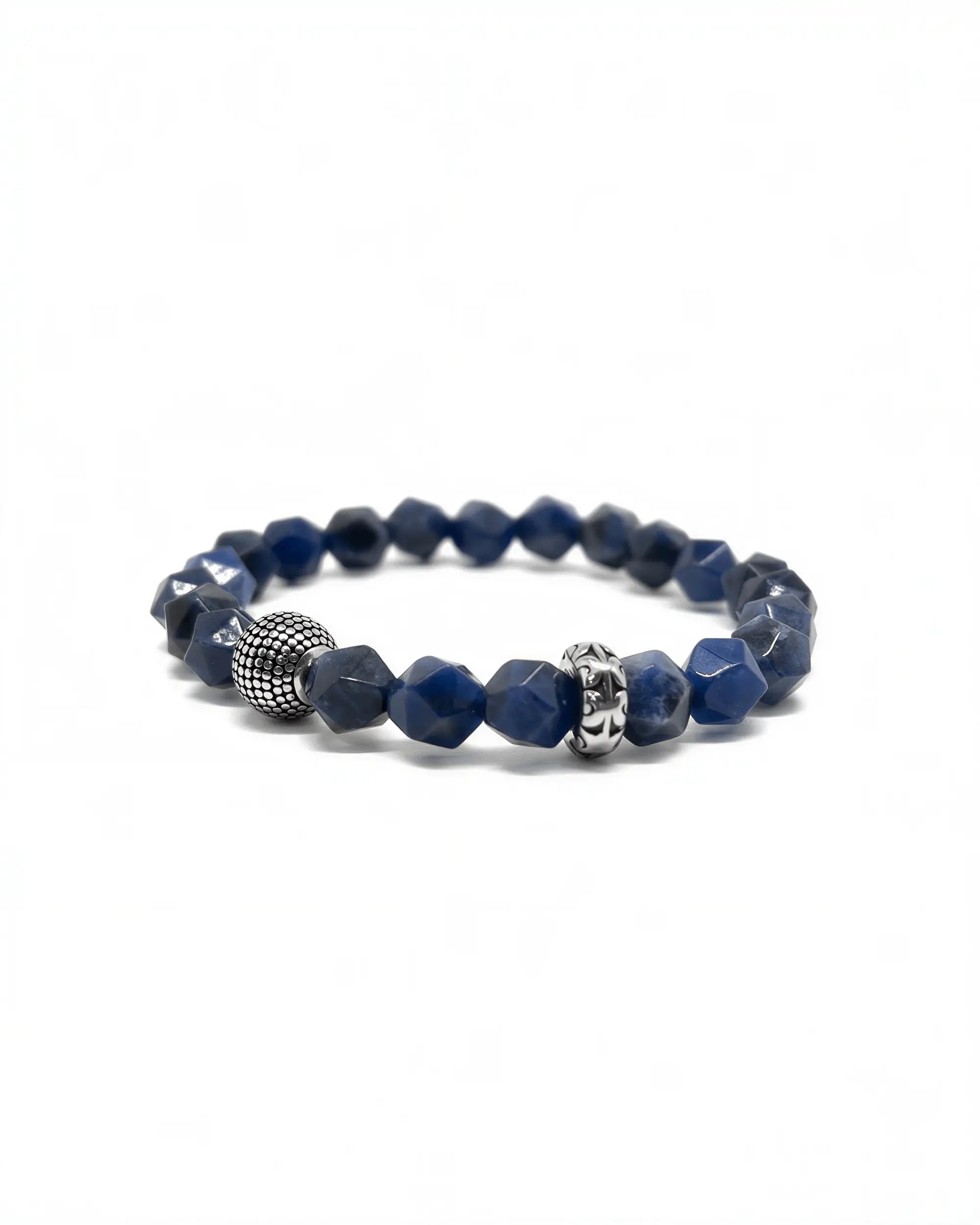 Faceted Sodalite Bracelet