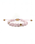 Full Pink Rose Quartz Bracelet