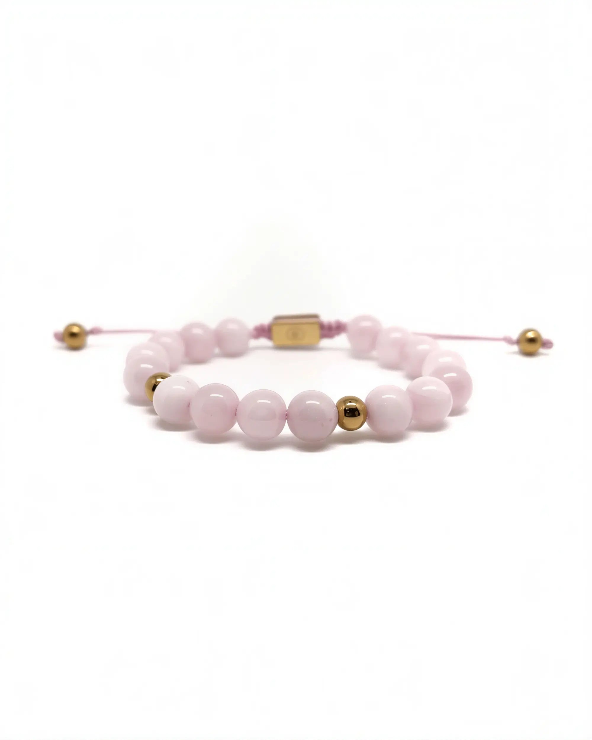 Full Pink Rose Quartz Bracelet