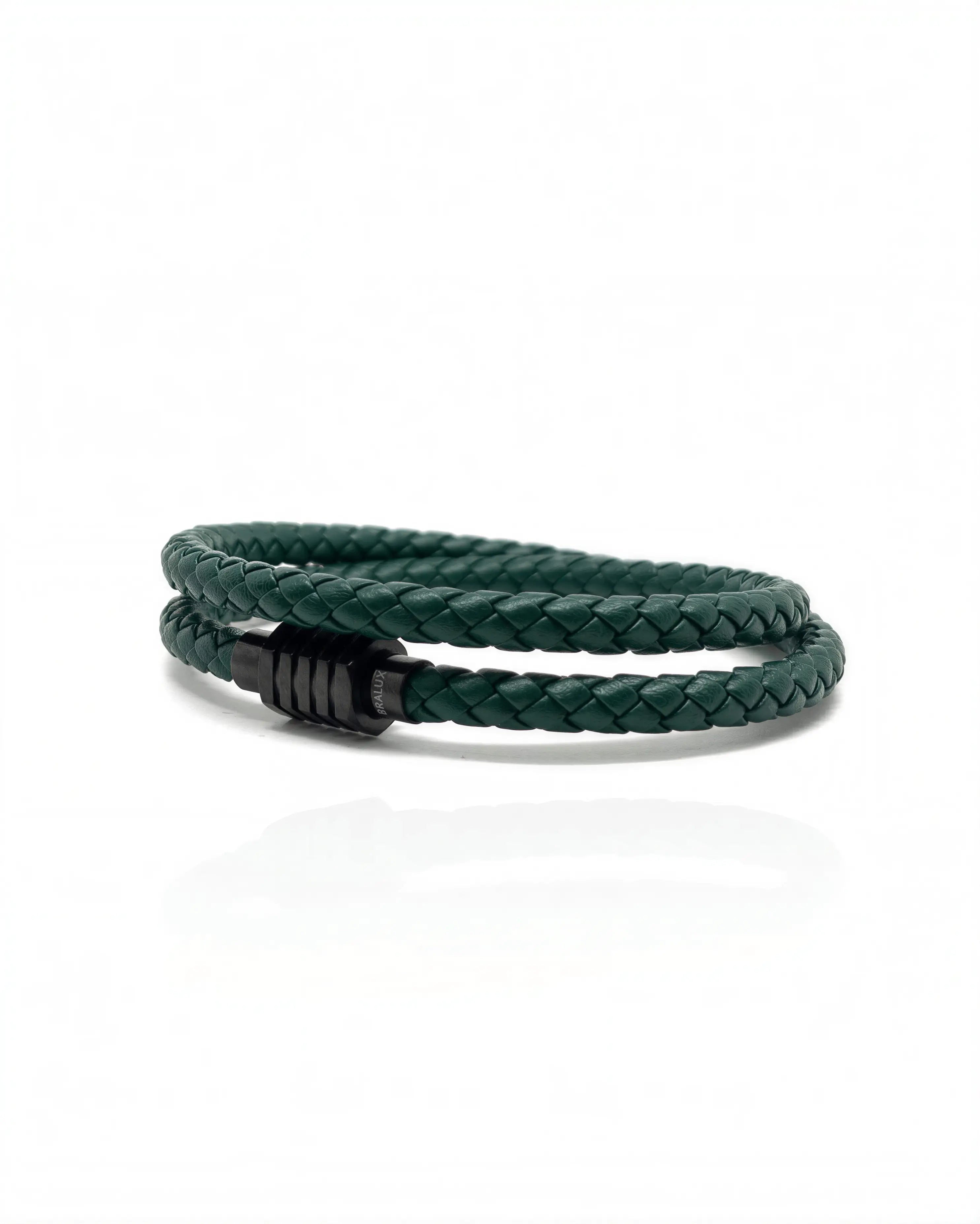 Green Duo Leather