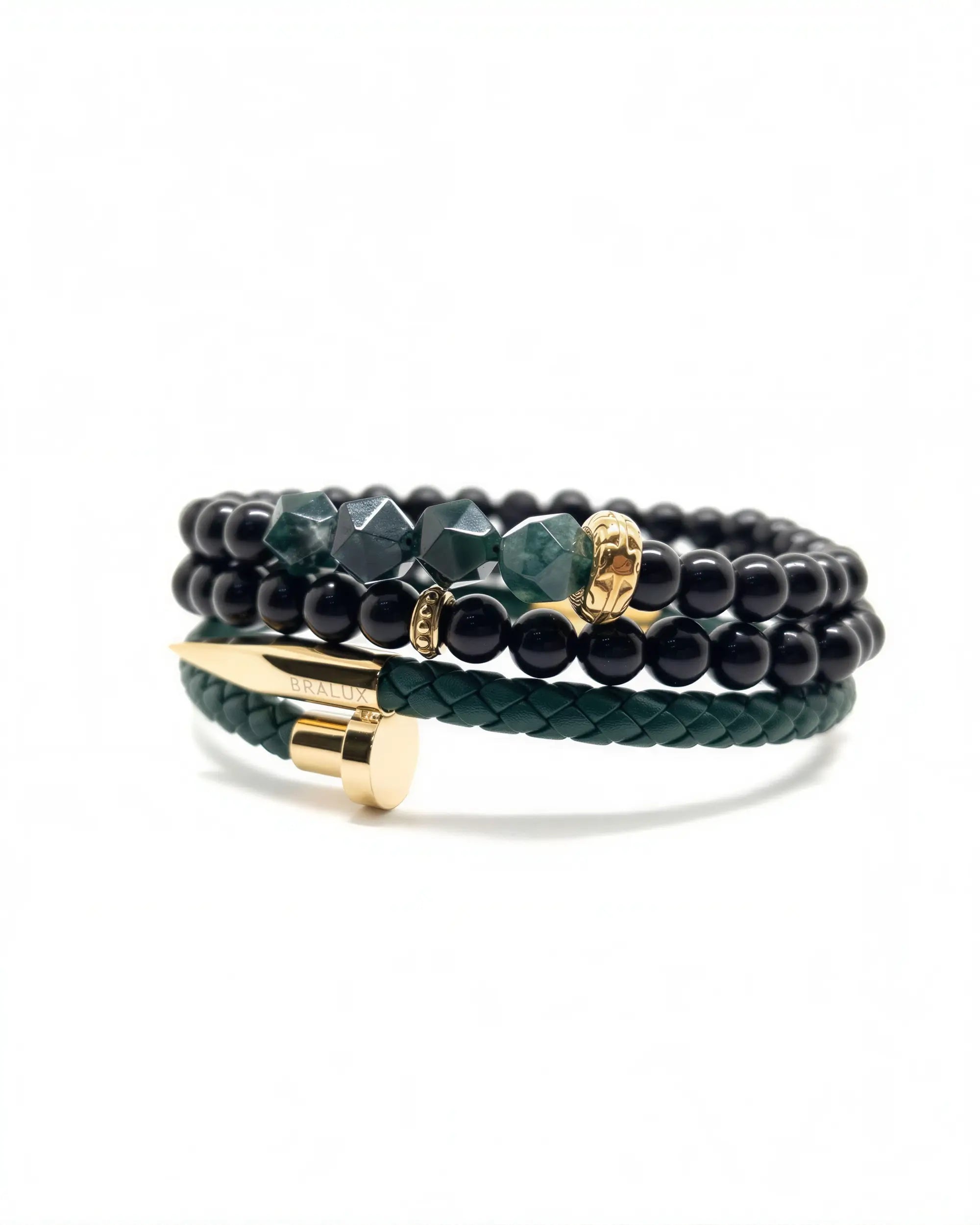 Green Nail Obsidian Stack