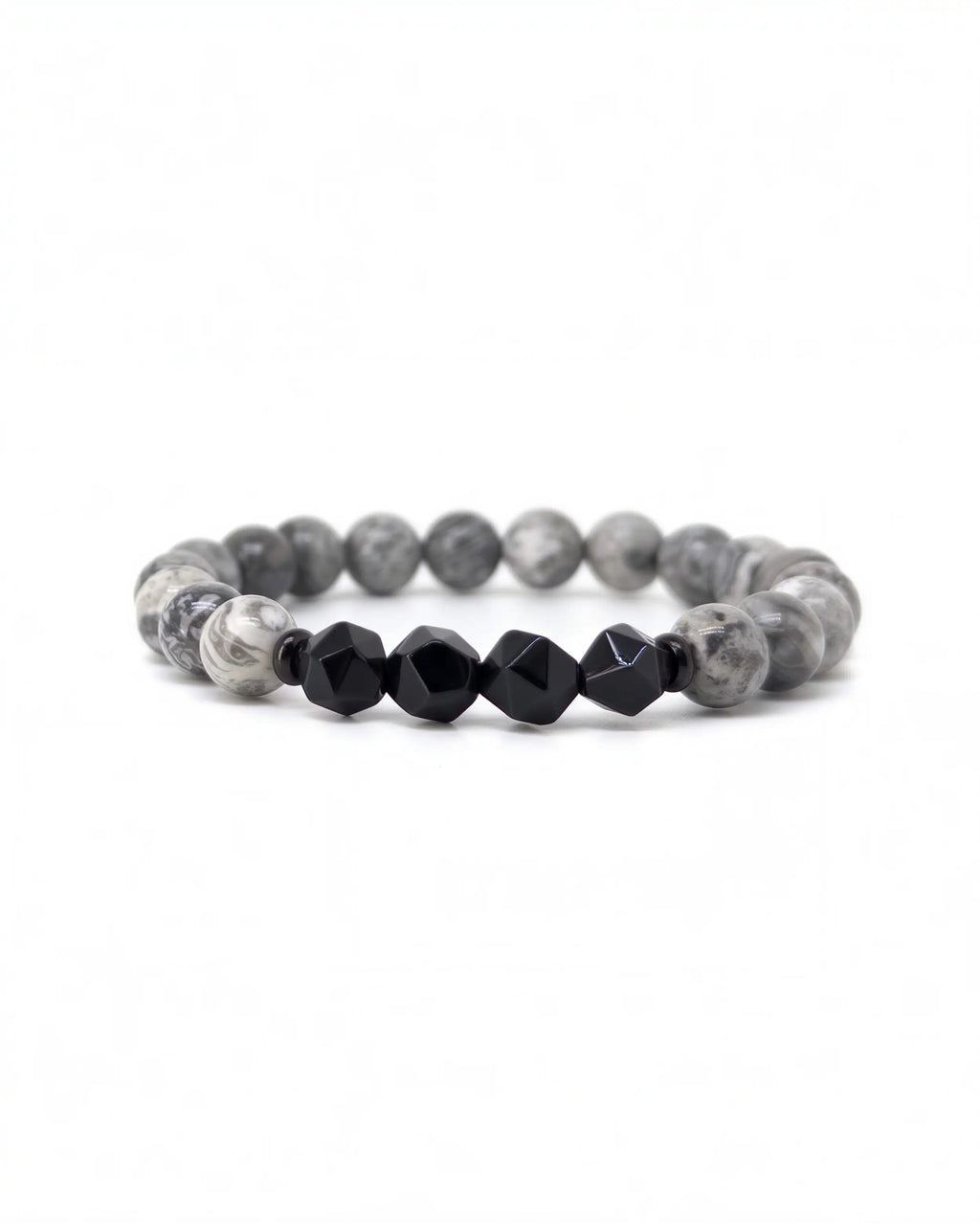 Grey Jasper Agate Bracelet