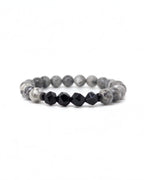 Grey Jasper Agate Bracelet